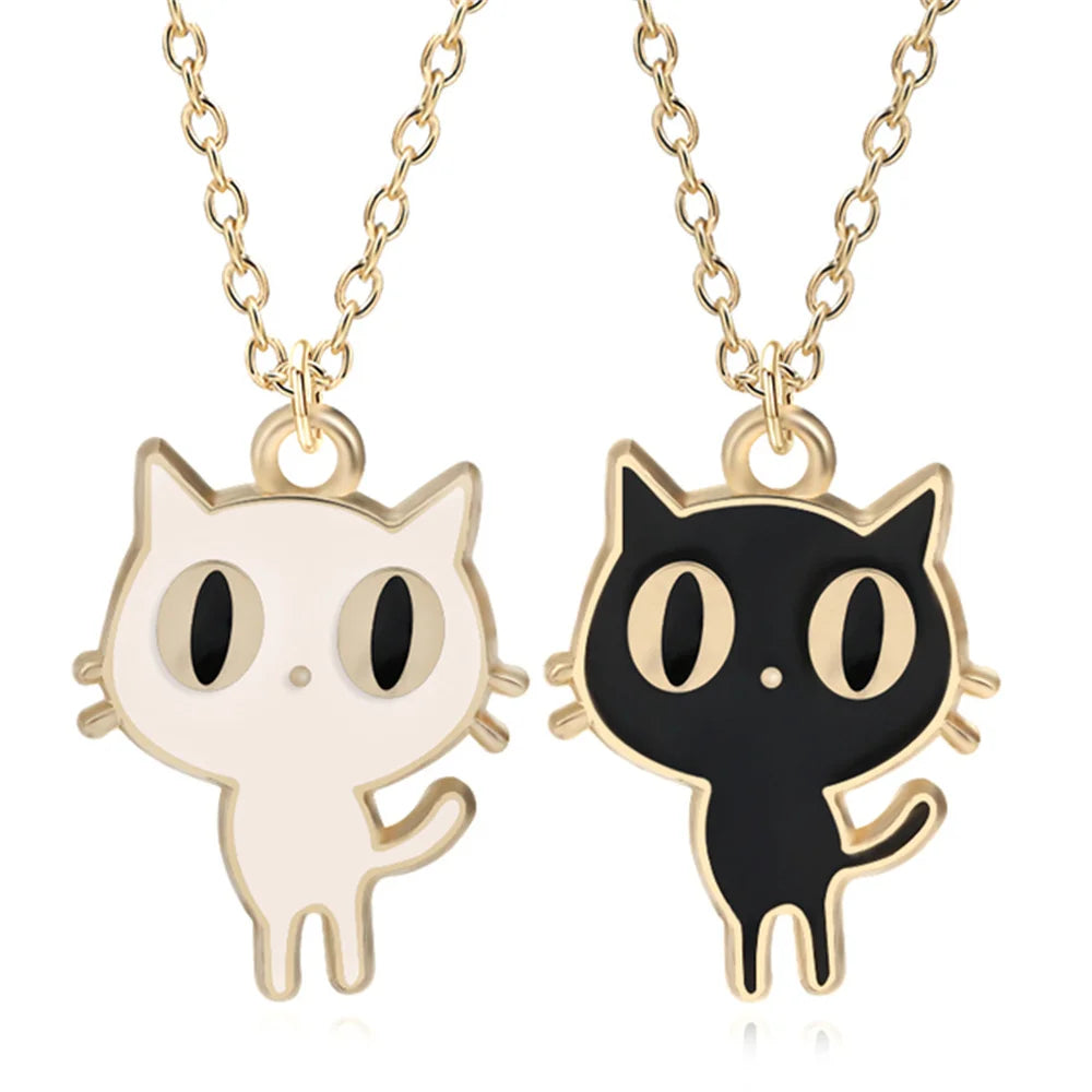 Cartoon Cat Pendant Necklace