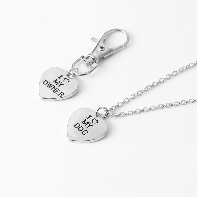 My Human, My Dog: Matching Necklace & Tag