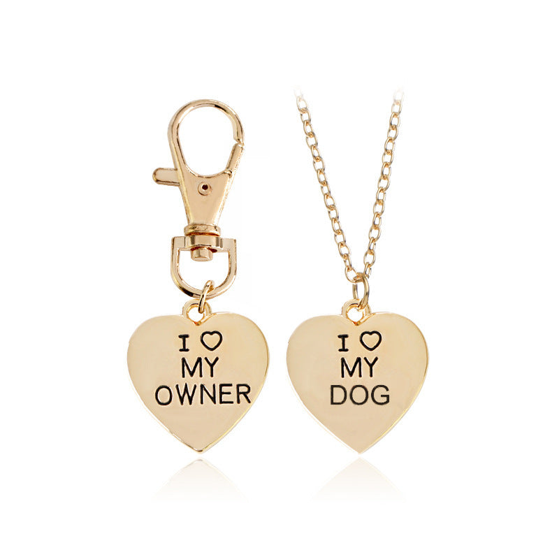 My Human, My Dog: Matching Necklace & Tag