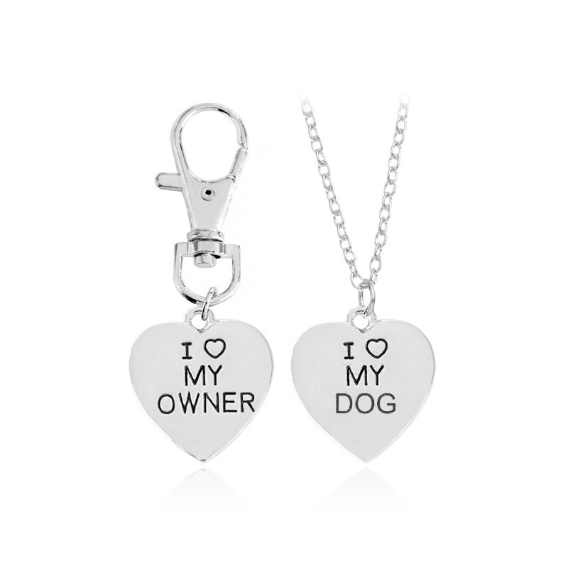 My Human, My Dog: Matching Necklace & Tag