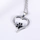 Pet Puppy Necklace Heart-shaped Pendant Pet Cat Dog Necklace Dog Pendant Necklace pet necklace cat necklace