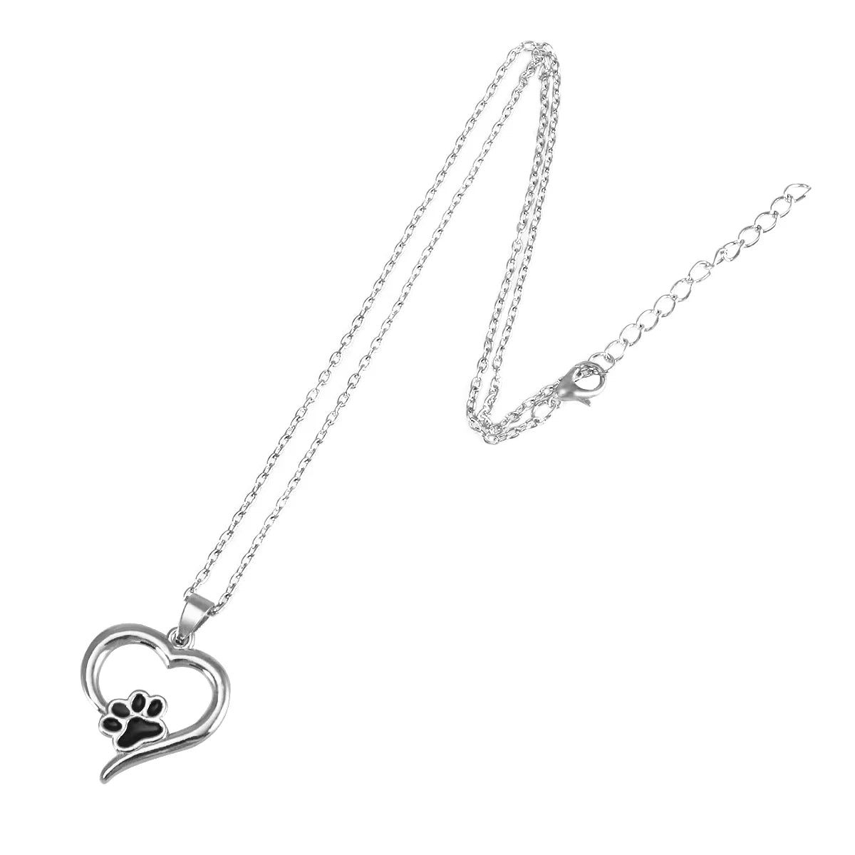 Pet Puppy Necklace Heart-shaped Pendant Pet Cat Dog Necklace Dog Pendant Necklace pet necklace cat necklace