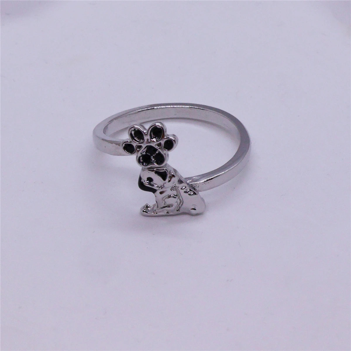 Pug Hug Paw Ring